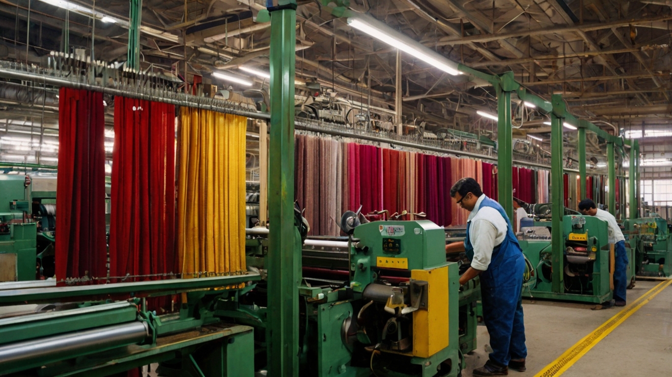 Dyeing and processing unit at Arihant Mills, Ichalkaranji